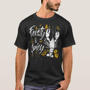 T-shirt Poisson Frisé Et Épicé Faisant Bouillir Cajun Craw
