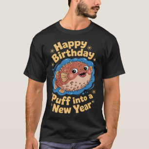 T-shirt Poisson-globe Va Gonfler Poisson Mignon Humour (