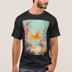 T-shirt Poisson heureux