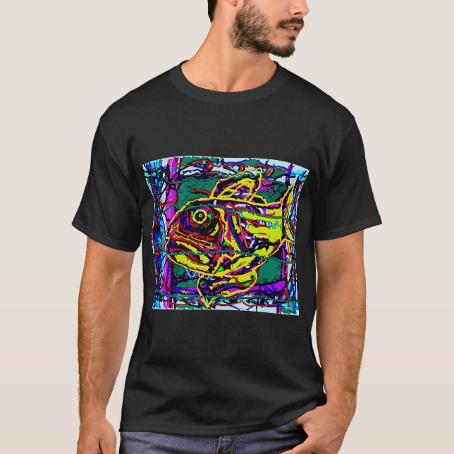 T-shirt Poisson Jaune (Devant)