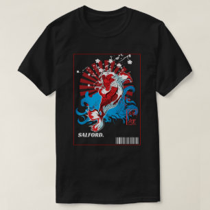 T-shirt Poisson Koi Japonais Soleil Levant Art Vintage Uki