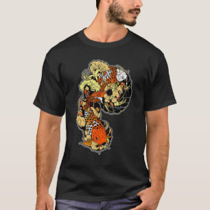 T-shirt Poisson Koi japonais Vintage