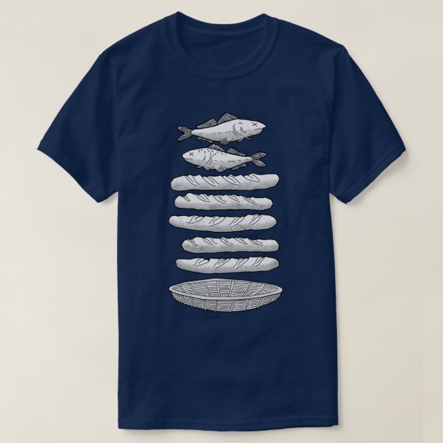 T-shirt Poisson Love (Design devant)
