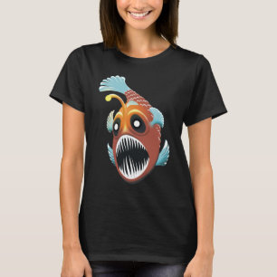 T-shirt Poisson marin profond