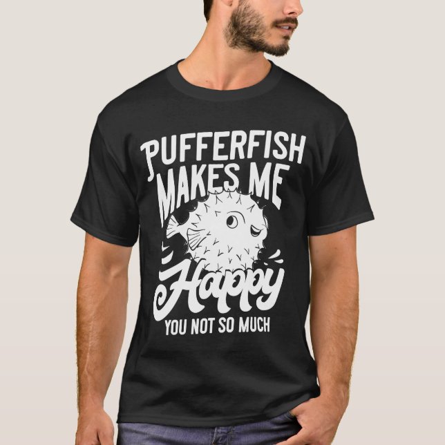 T-shirt Poisson-mouche Balloon Poisson-pouffer (Devant)