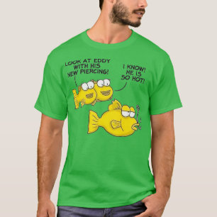 T-shirt Poisson Nouvelle conception de perçage