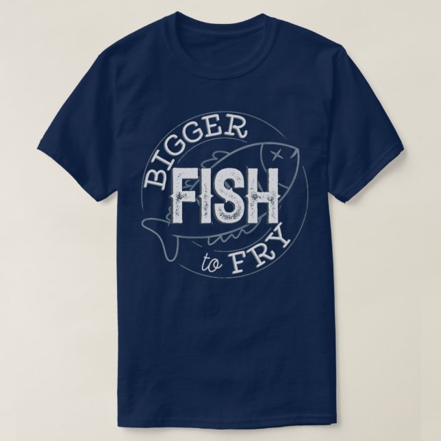 T-shirt Poisson Plus Gros À Friter (Design devant)