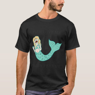 T-shirt Poisson Psychédélique Dans Un Récif De Corail Trop