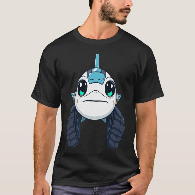 T-shirt Poisson Robot (Devant)