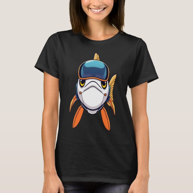 T-shirt Poisson Robot (Devant)