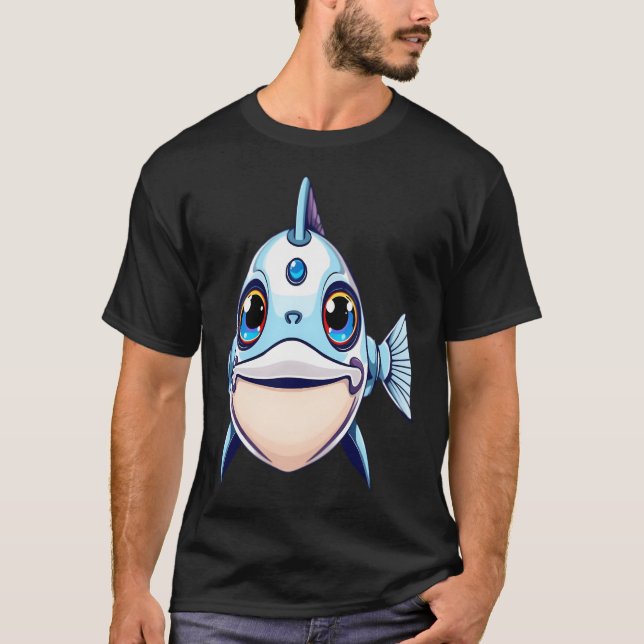 T-shirt Poisson Robot (Devant)