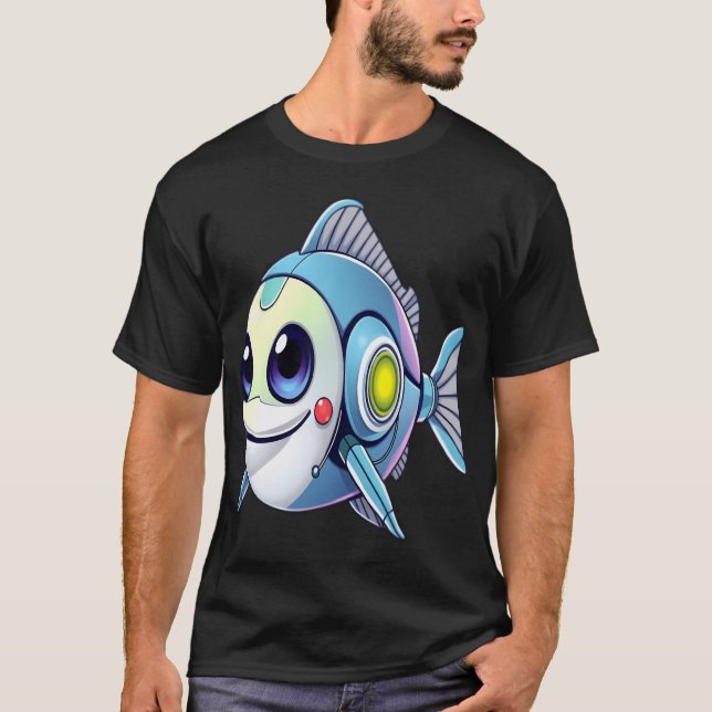 T-shirt Poisson Robot (Devant)