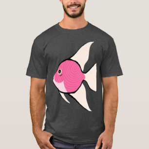 T-shirt Poisson rose