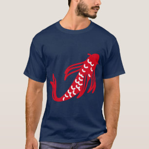 T-shirt Poisson rouge Koi