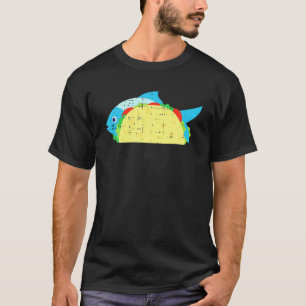 T-shirt Poisson Taco Drôle Foodie Cinco De Mayo Amoureux D