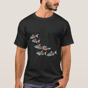 T-shirt Poisson Tetra néon