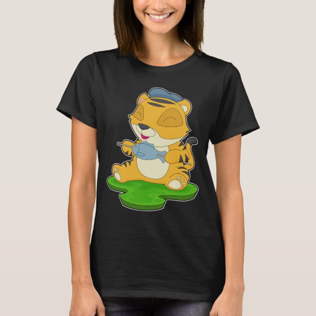 T-shirt Poisson Tiger Fisher (Devant)
