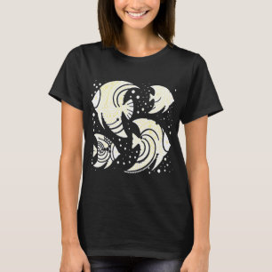 T-shirt Poisson Tropical Jaune et Blanc