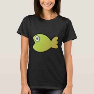 T-shirt Poisson Vert Ou Jaune