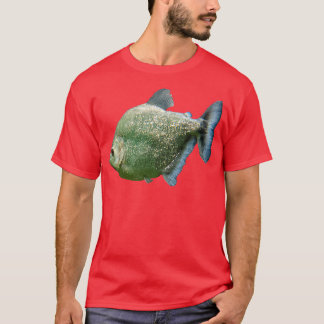 T-shirt Poisson vert parties scintillant