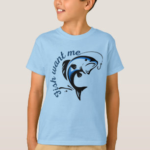 T-shirt Poisson veut moi