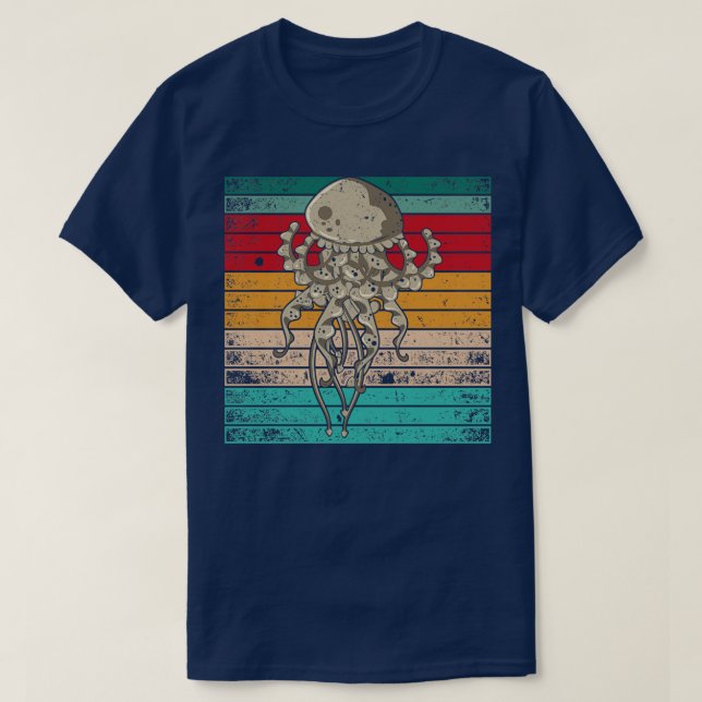 T-shirt Poisson vintage (Design devant)
