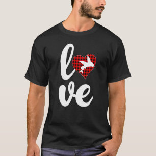 T-shirt Poisson Volant Buffalo Carreaux Amour Poisson Vola