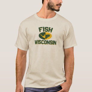 T-shirt Poisson Wisconsin
