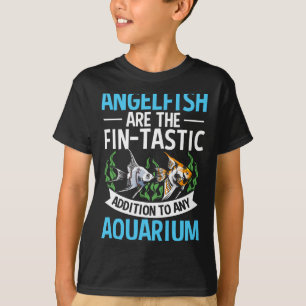 T-shirt Poissons anges mignons pour hommes propriétaire de