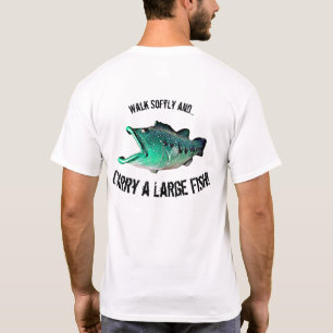 T-shirt Poissons avec l'attitude par l'artiste Mike Quinn