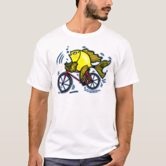T-shirt Poissons de bicyclette (vélo)