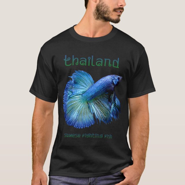 T-shirt Poissons de combat siamois de la Thaïlande (Devant)