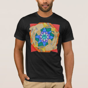 T-shirt Poissons de Koi et chemise de Lotus