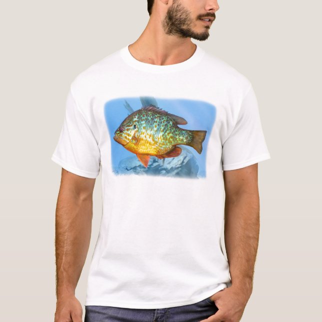 T-shirt poissons de poisson de soleil (Devant)