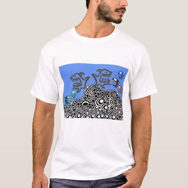 T-shirt poissons des bbubles n (Devant)