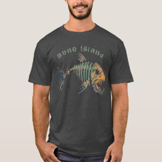 T-shirt Poissons d'île d'os