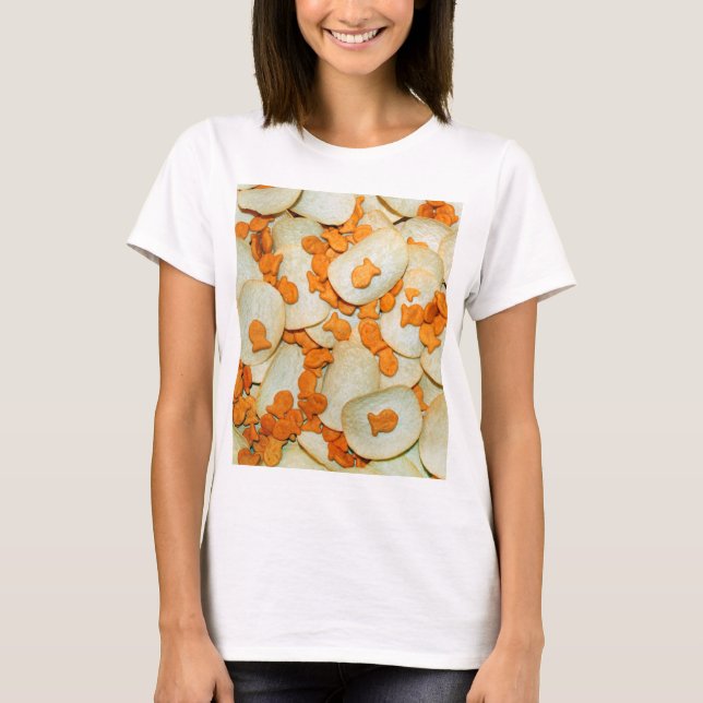 T-shirt Poissons Et Chips (Devant)