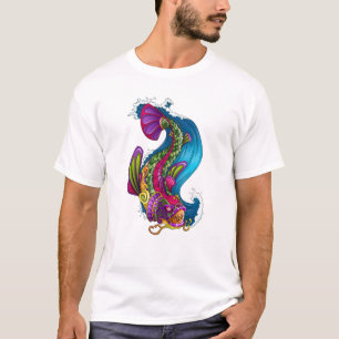 T-shirt Poissons japonais orientaux frais de carpe de Koi