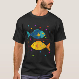 T-shirt Poissons les Poissons Nageant