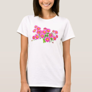 T-shirt Poissons roses / Bouquet Asters + vos idées