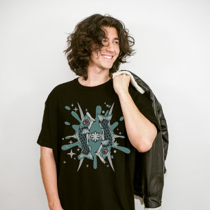 T-shirt Poissons Zodiac, Astrologie de mars, Amateurs des 