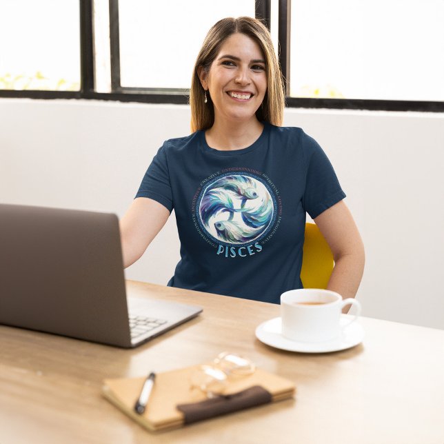 T-shirt Poissons Zodiaques Tranquilles (Créateur téléchargé)