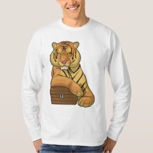 T-shirt Poitrine au trésor de tigre