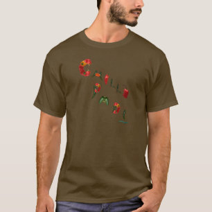 T-shirt Poivrons de piment de Padi de piments