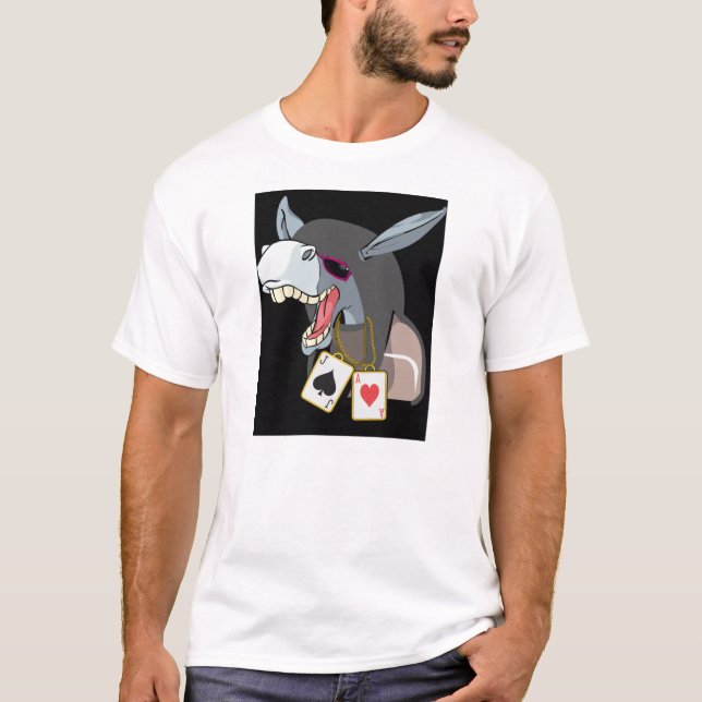 T-shirt Poker Donkey (Devant)