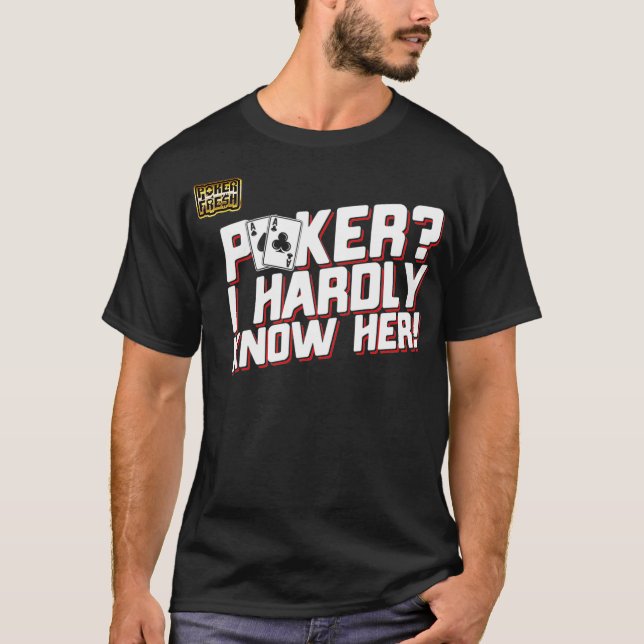 T-shirt Poker Drôle Dire Poker Je Ne Connais Pas Son Poker (Devant)