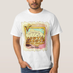 T-shirt Poker du Dakota du Sud