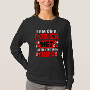 T-shirt Poker Jeu joueur Casbler Carte de jeu Main Bluff P