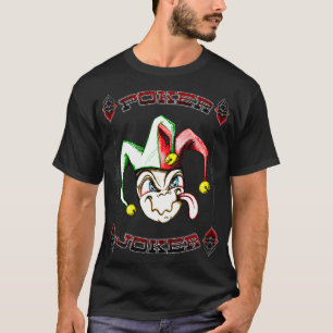 T-shirt Poker Joker Jeu Dealer joueur Holdem Casino