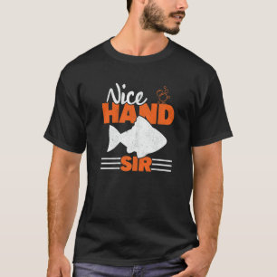 T-shirt Poker Poisson Belle Main Monsieur Joueur Texas Ho